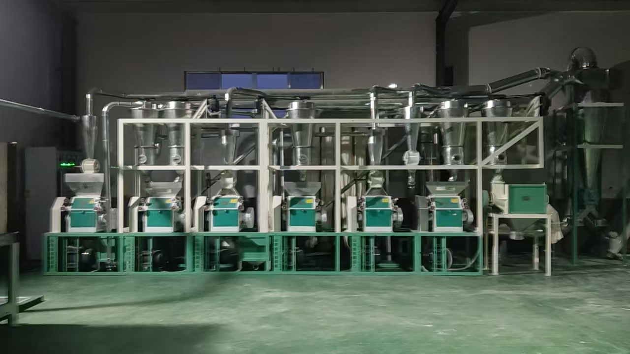 山东金有粮设备生产车间